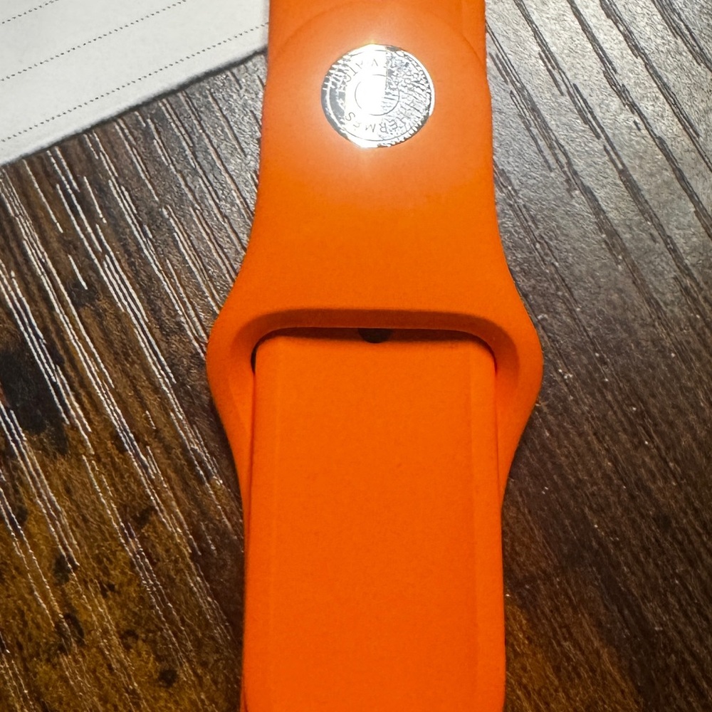 Hermes Orange Smart Watch Band